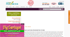 Desktop Screenshot of custompedometer.com